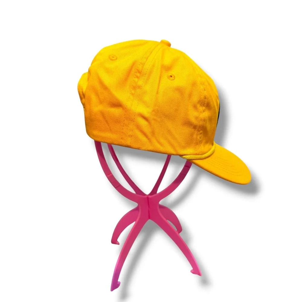 Herschel Supply Co Snapback Hat Unisex OSFM Yellow Rope Logo Patch Cap NWOT